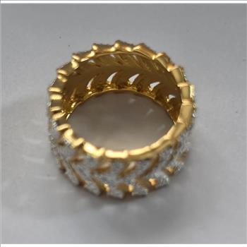 No Reserve Natural Diamond Ring Size 7