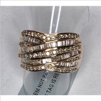 No Reserve 1.02 ct Natural Diamond Ring Size 8