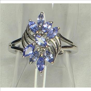 No Reserve Natural Tanzanite Ring Size 6