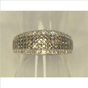 No Reserve 1.00 ct Natural Champagne Diamond Ring Size 7