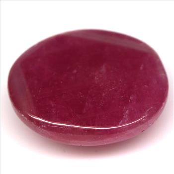 No Reserve 17.87 ct Natural Ruby Oval Cab Cut Loose Gemstone