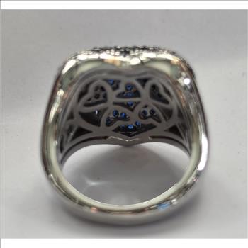 No Reserve Sapphire Heart Ring Size 7
