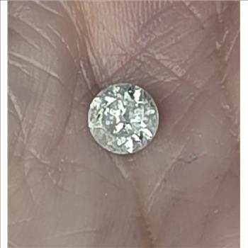 No Reserve .85 ct Natural Diamond Round Cut Loose Gemstone