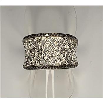 No Reserve Natural Diamond Ring Size 7