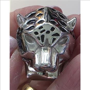 No Reserve Men's 3d  Leopard Ring Size 10