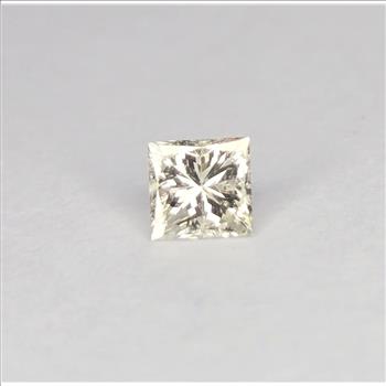  No Reserve .VVS2 20 ct Natural Diamond Princess Cut Loose Gemstone