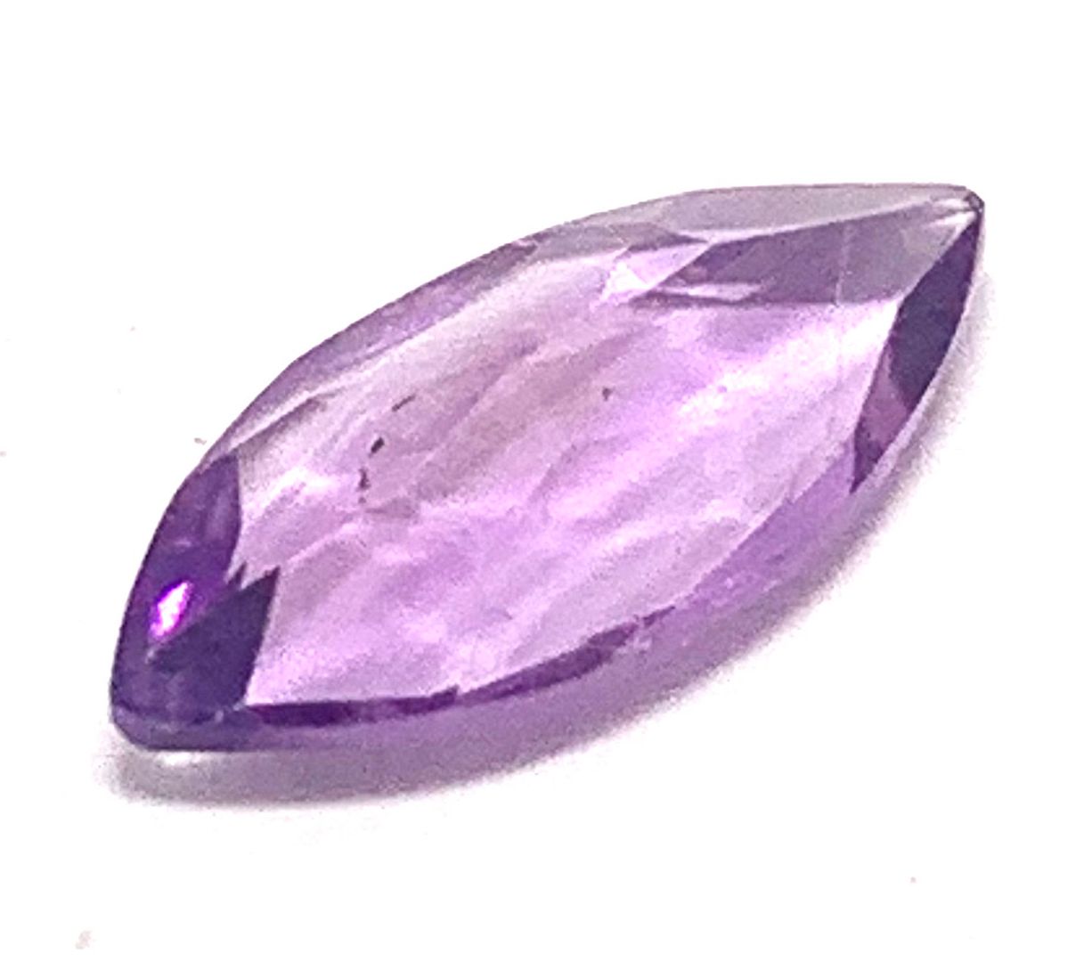 1.68ctw Natural Amethyst MQ Cut Loose Gemstone 15X8 mm