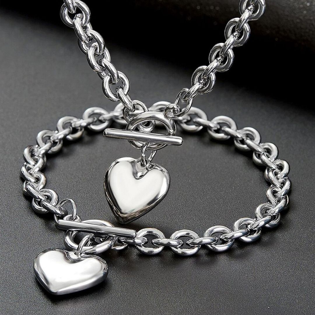 30.6 gram Ladies Fancy Necklace & Bracelet Set