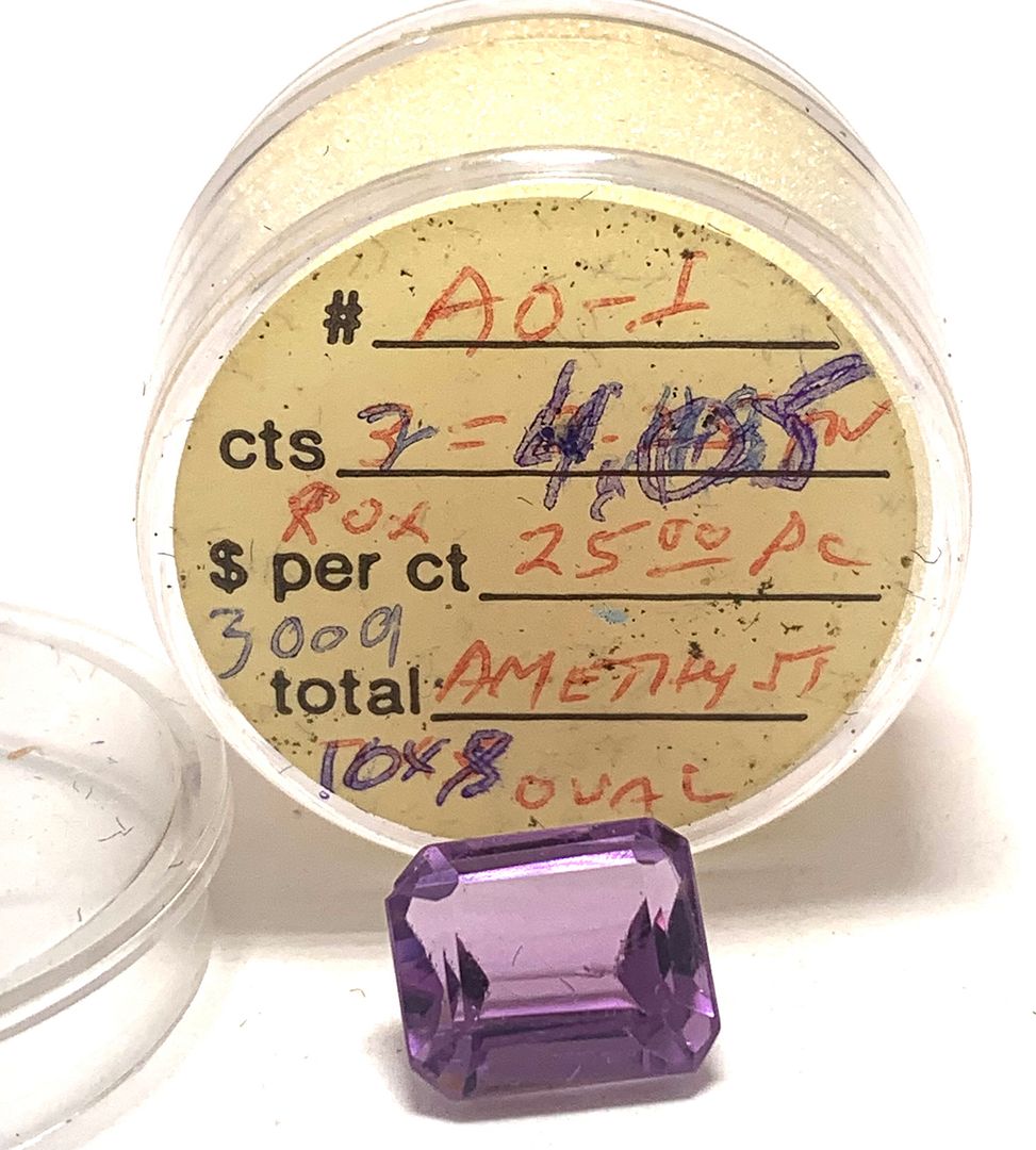 $435 Retail 4.04ctw Natural Untreated Brazilian Amethyst Loose Gemstones 10X8 MM