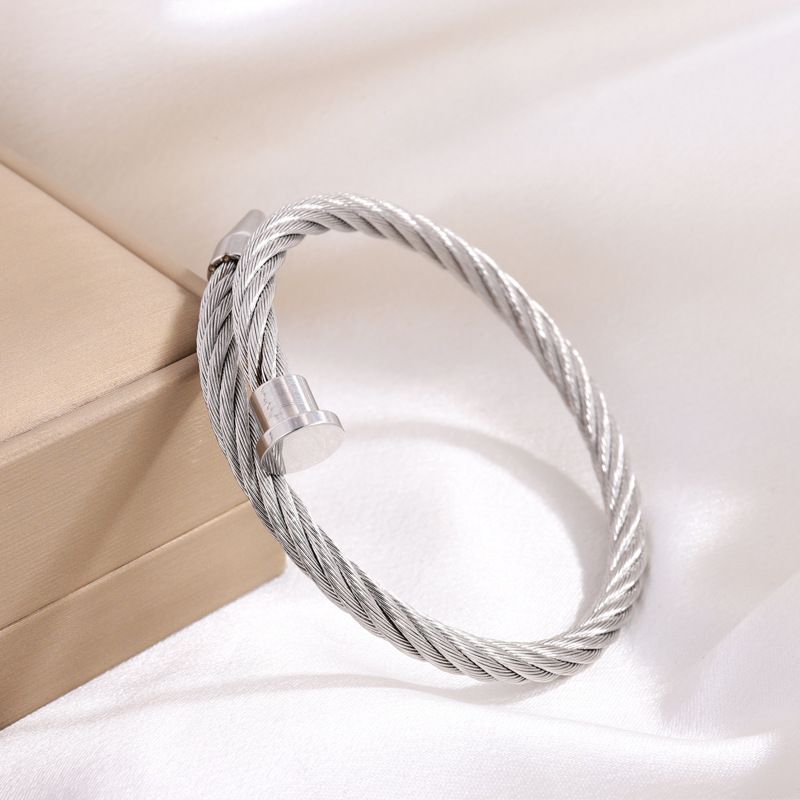 Designer Inspired 24.7 gram Stainless Steel Unisex Bracelet 7”-9”