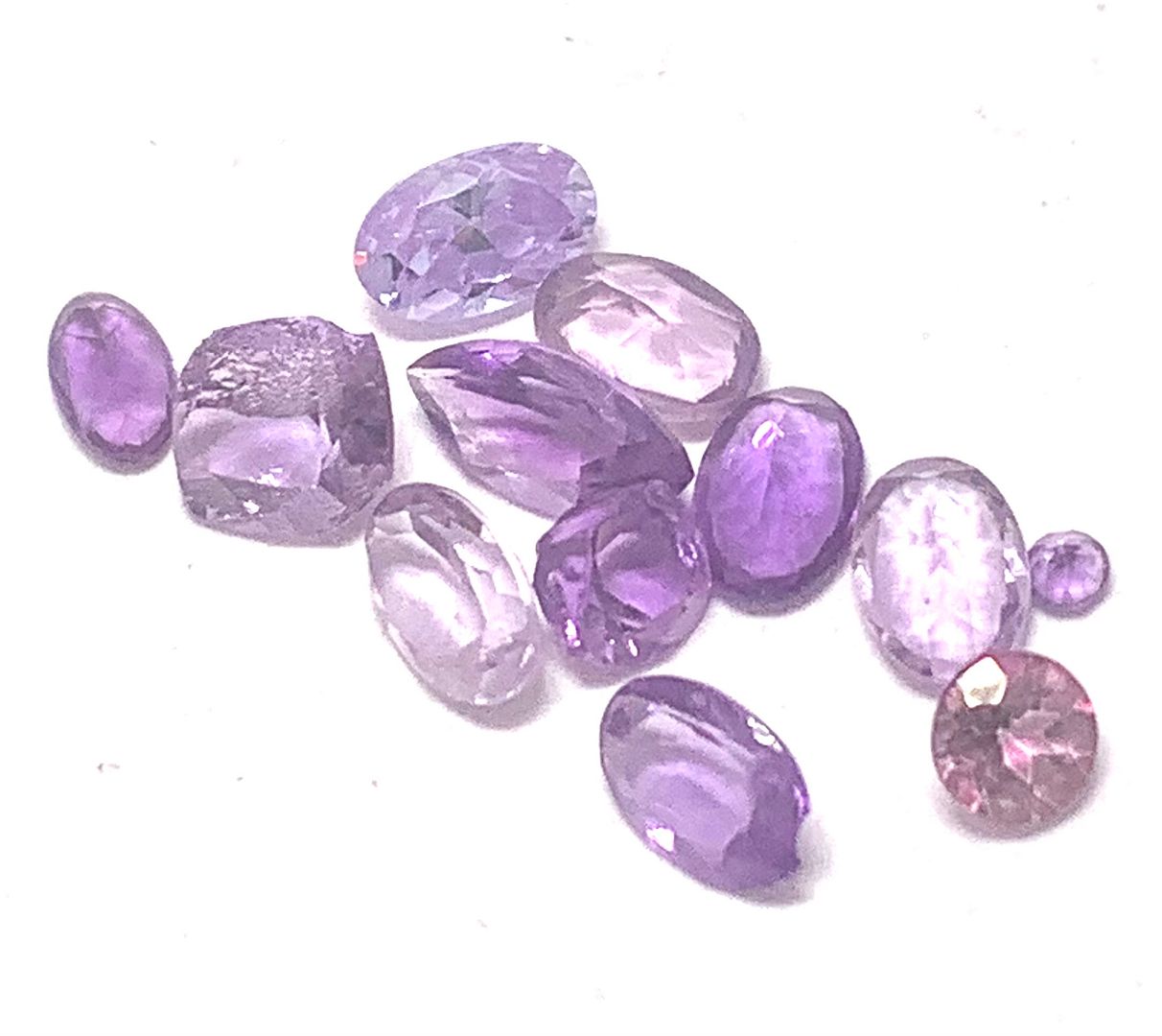 Lot of Genuine 5.15ctw  Brazilian Amethyst Loose Gemstones  3-5 MM
