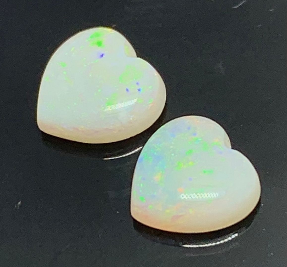 Lot of Natural 1.00ctw  Australian Opal Loose Gemstones  5X5 MM