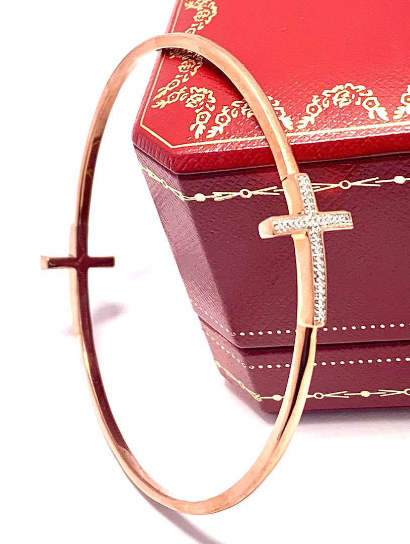 0.02ctw Genuine Diamonds Bangle Bracelet