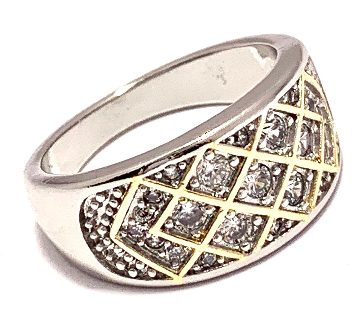 0.75ctw Diamonique Diamond Anniversary Ring Size 8