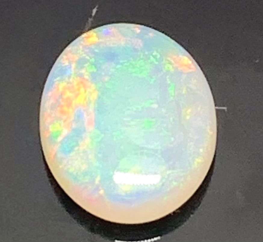0.87ctw Natural  Loose Australian Opal 8X6 mm