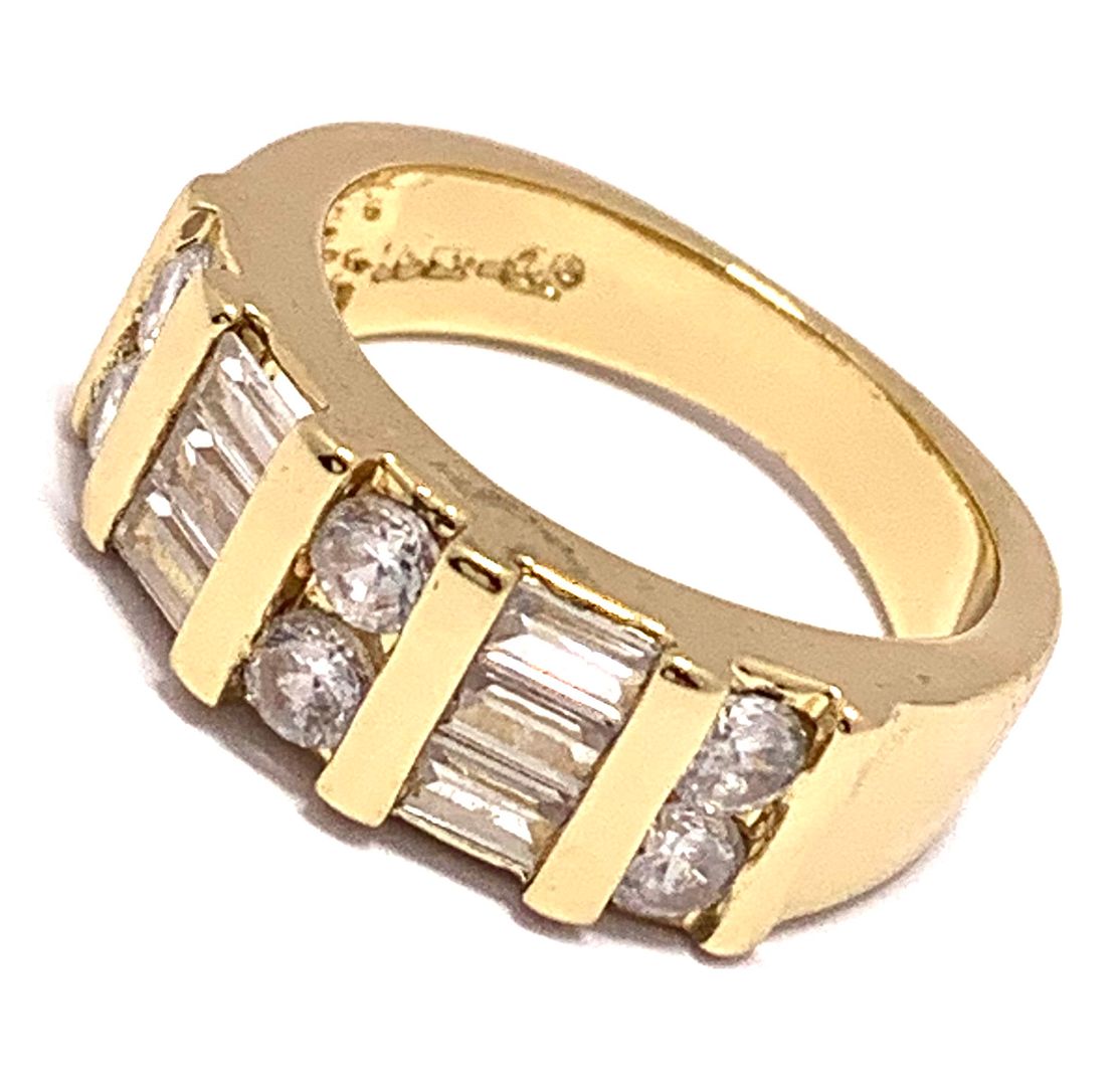 1.00ctw Diamonique Diamond Anniversary Ring Size 7
