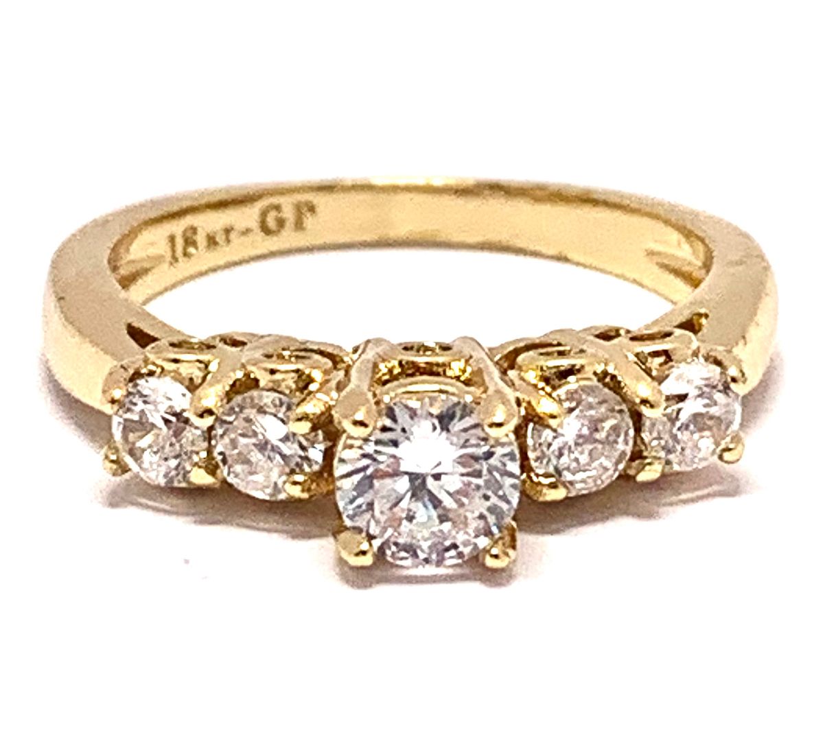 1.00ctw Diamonique Diamond Engagement Ring