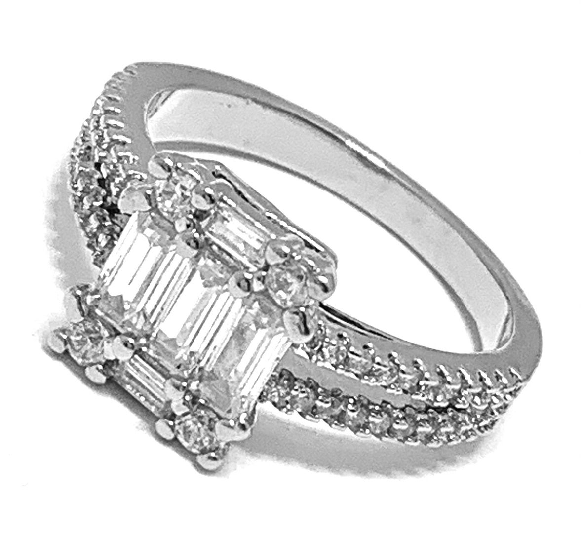 1.00ctw Diamonique Diamond Engagement Ring Size 7