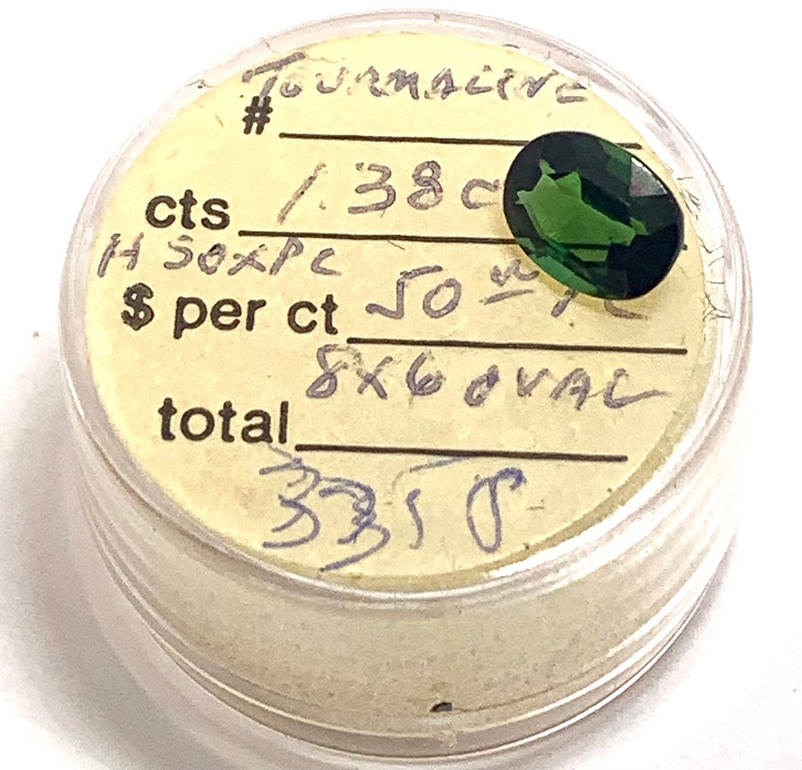 1.38ctw Natural Tourmaline Loose Gemstone 8x6mm