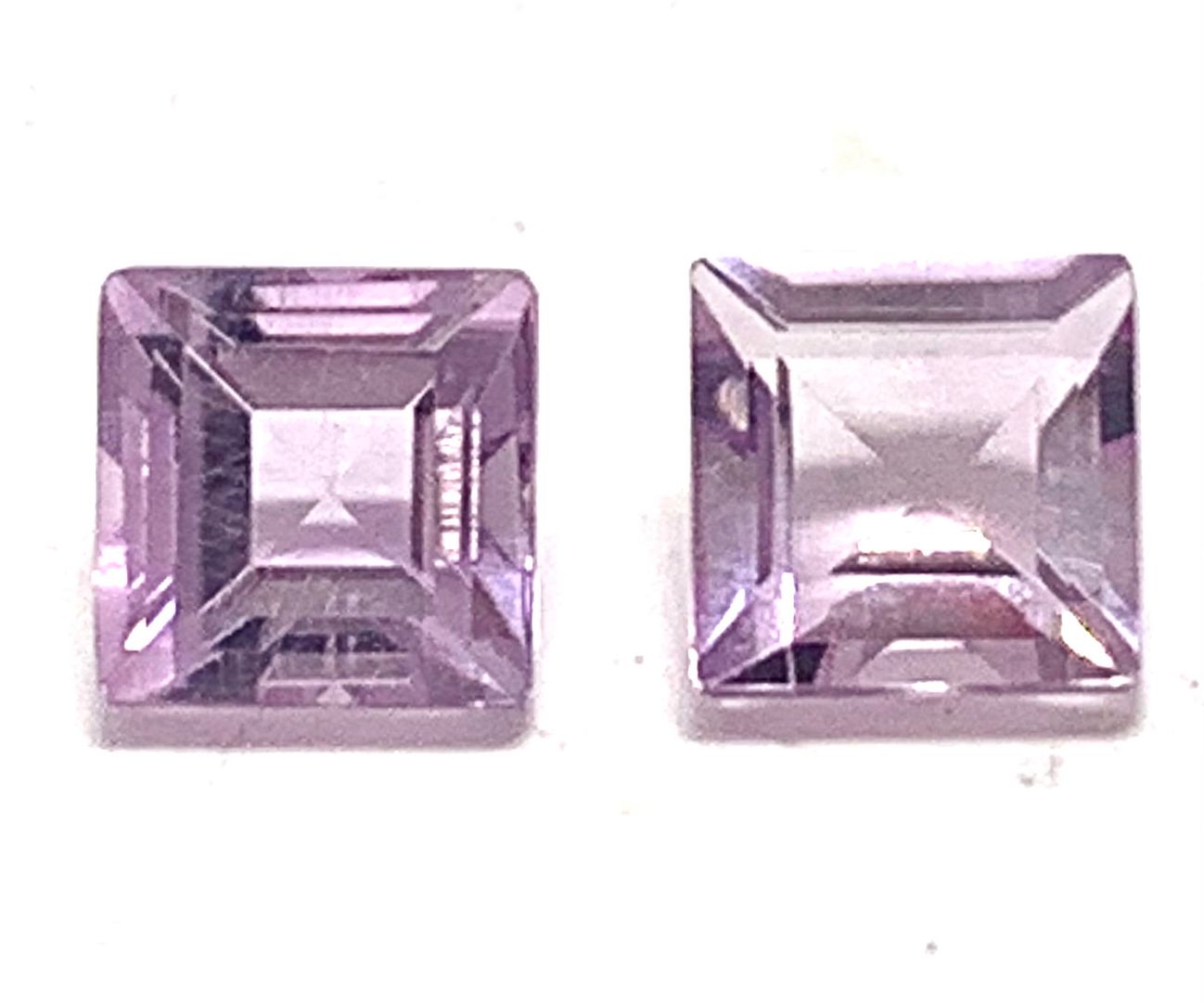 1.40 ctw Lot of Matching Natural Brazilian Untreated Amethyst Gemstones