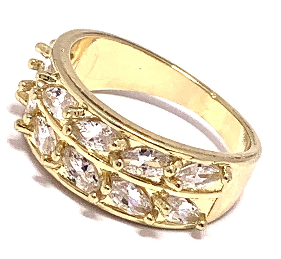1.50ctw Diamonique Diamond Anniversary Ring Size 8