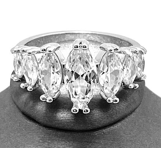 1.55ctw White Topaz Ring