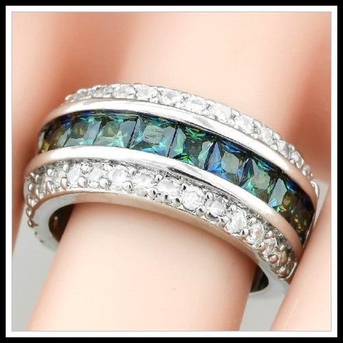 2.00ctw Mystic & Diamonique Diamond Anniversary Ring