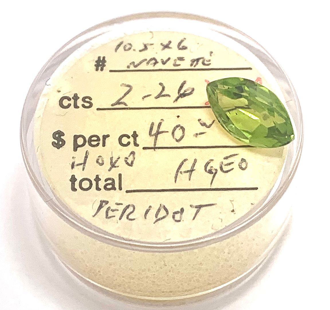 2.26ctw Natural Peridot Marquise Cut Loose Gemstone 10.5X6mm