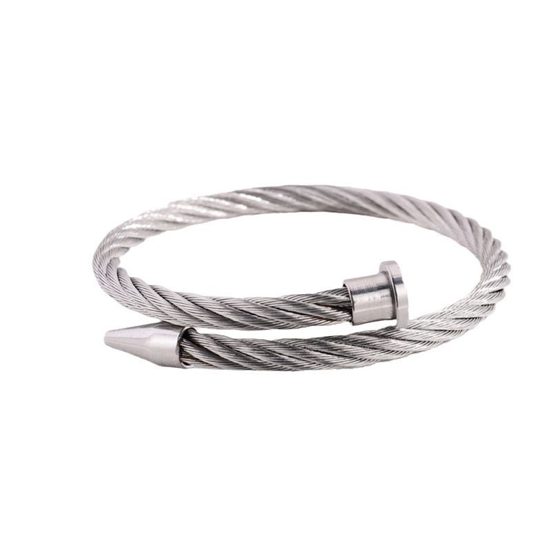 24.7 gram Stainless Steel Unisex Bullet Bracelet