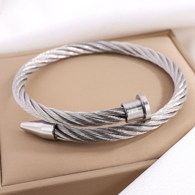 24.7 gram Stainless Steel Unisex Bullet Bracelet