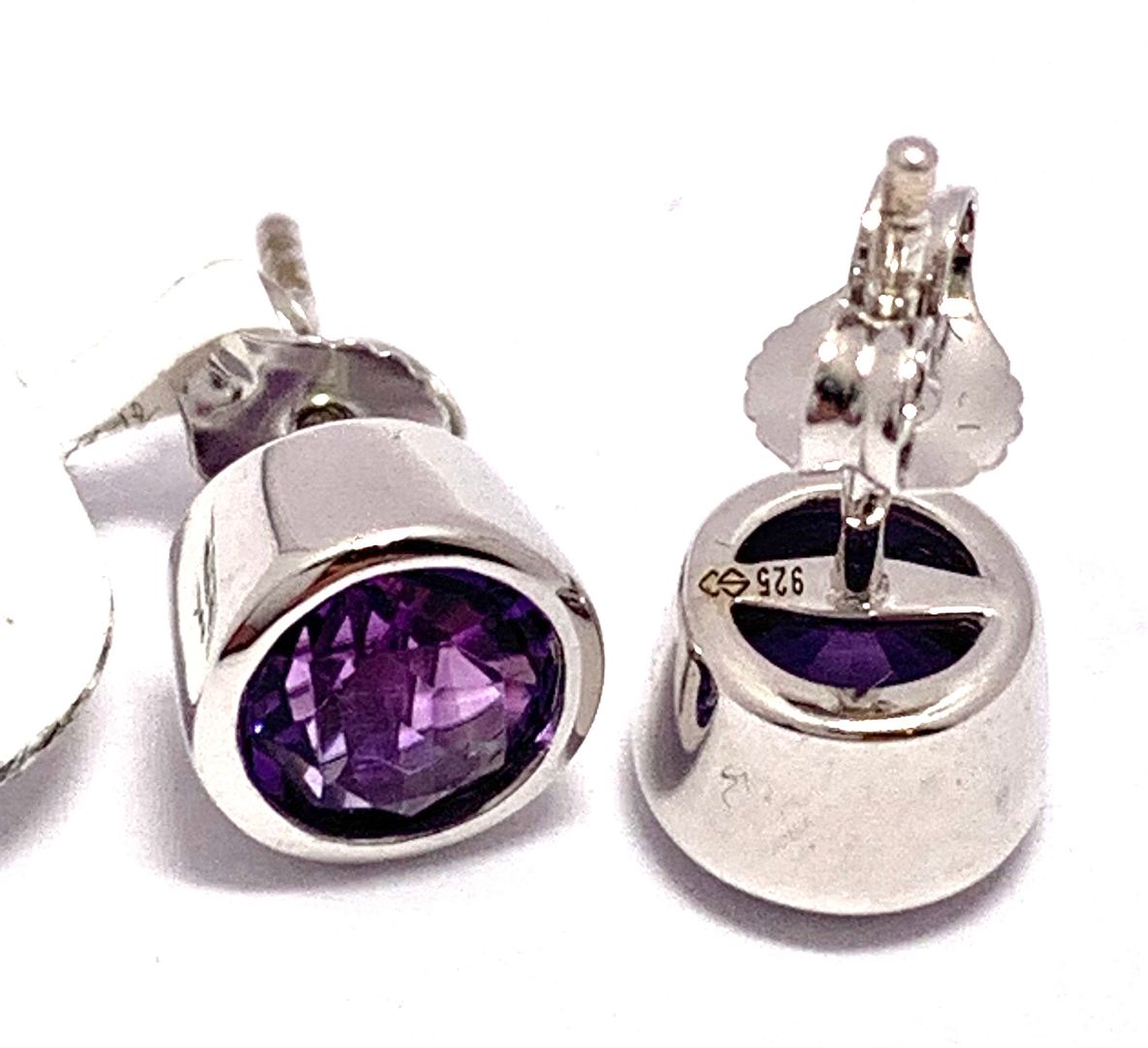 Silvershake 2.28ct Natural Amethyst Sterling Silver Leaf Pendant - 925 Silver Jewelry