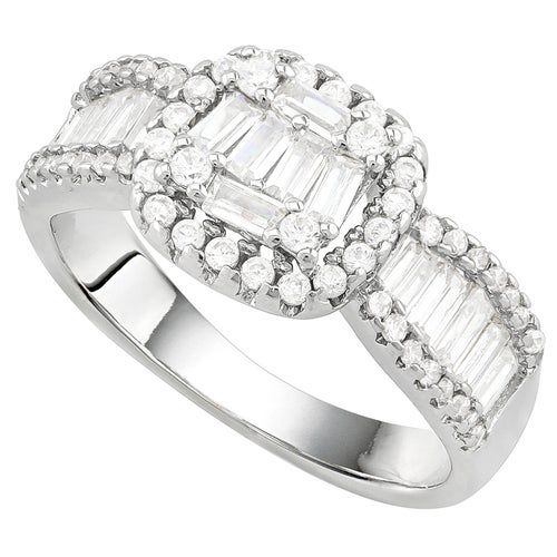 2.92ctw White Sapphire Ring