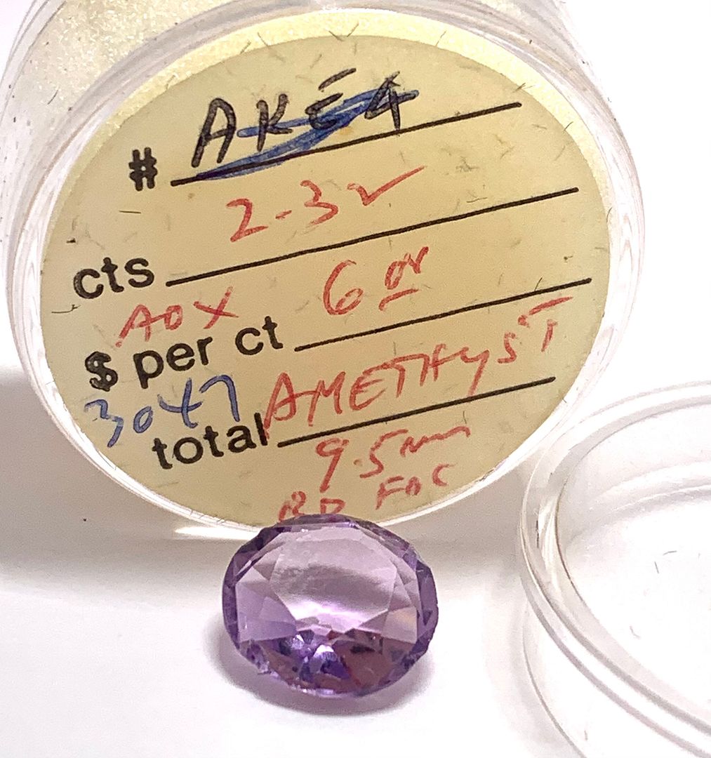 $295 Retail 2.32ctw Natural Untreated Brazilian Amethyst Loose Gemstones  9.5X9.5 MM