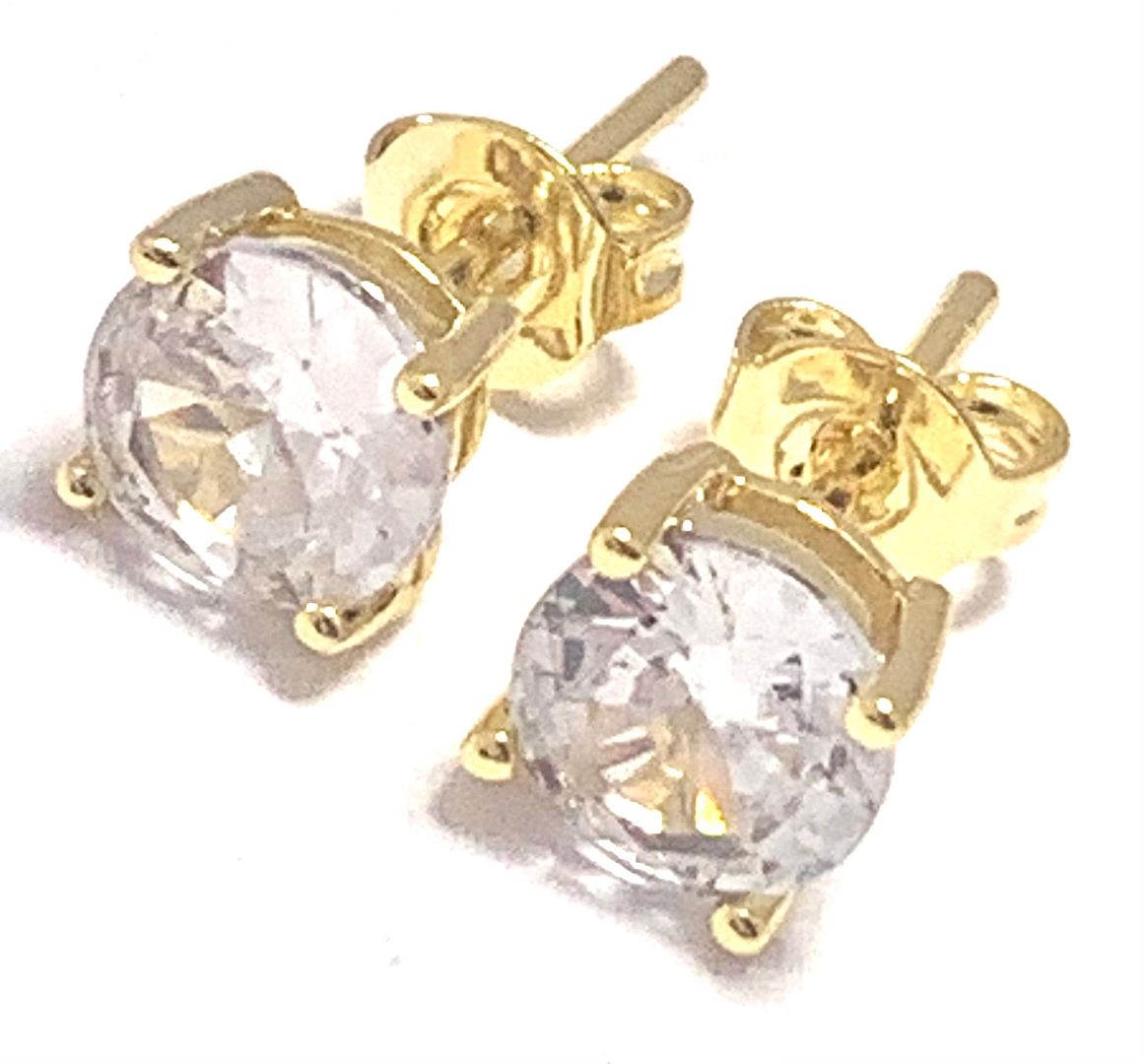 3.00ctw VVS-F  Simulated Diamonds Stud Earrings