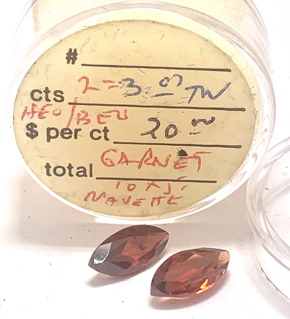 3.07ctw Natural Matching Untreated Indian Almandite Garnet Loose Gemstones 10X5 MM