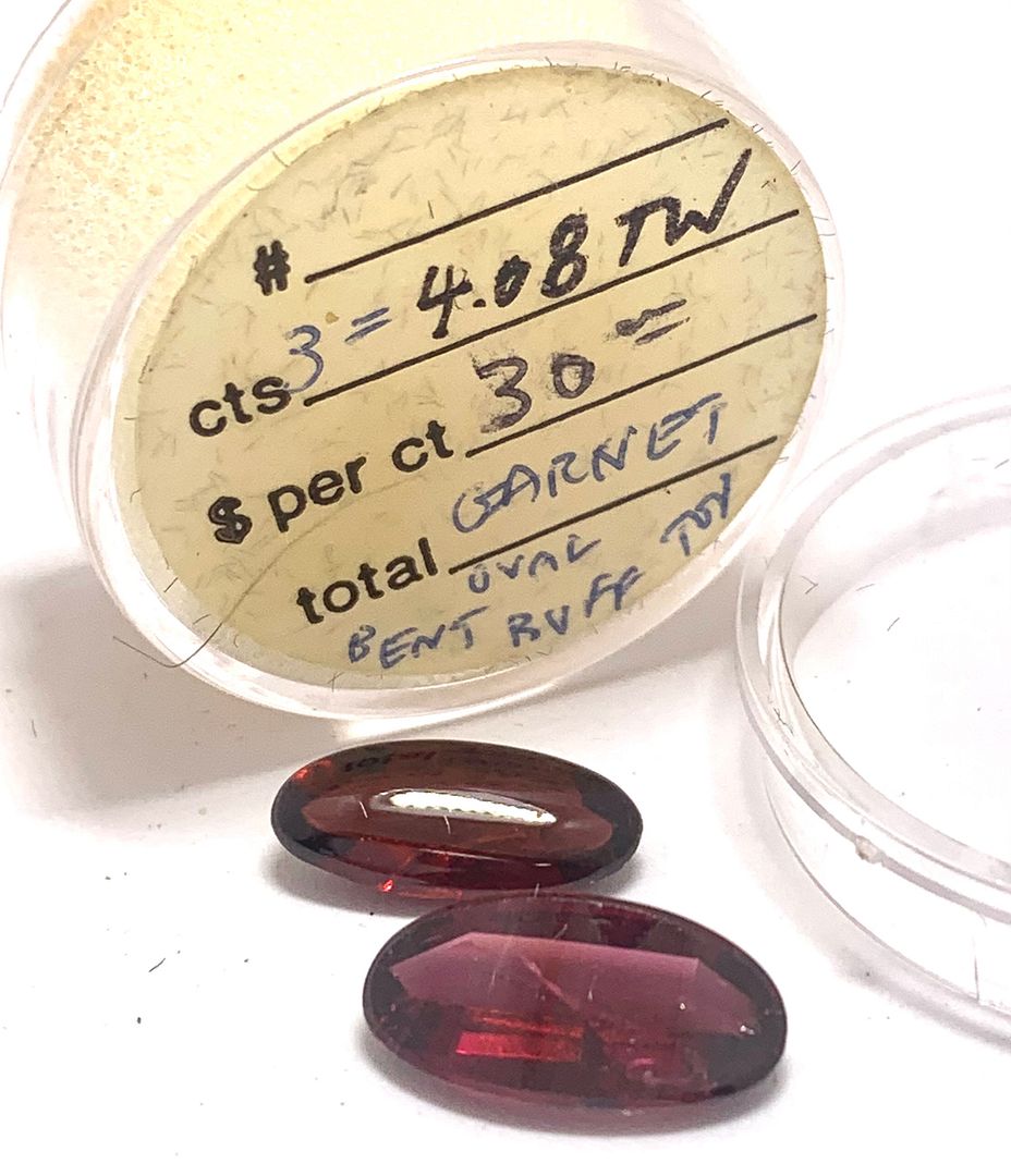 4.08ctw Natural Untreated Indian Almandite Garnet Loose Gemstones 13X6 MM