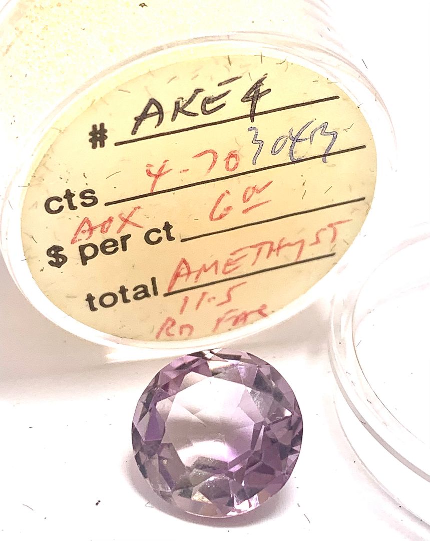 $425 Retail 4.70ctw Natural Untreated Brazilian Amethyst Loose Gemstones 11.5X11.5 MM