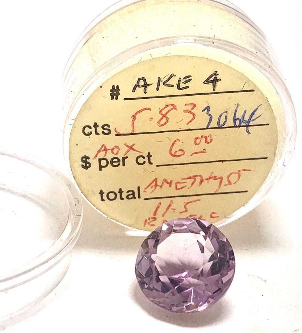 $455 Retail 5.83ctw Natural Untreated Brazilian Amethyst Loose Gemstones 11.5X11.5 MM