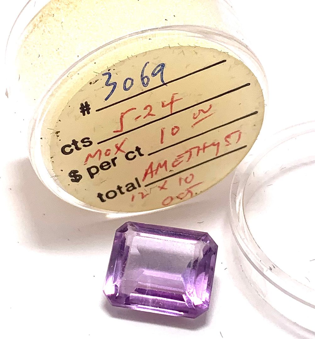 $485 Retail 5.24ctw Natural Untreated Brazilian Amethyst Loose Gemstones 12X10 MM