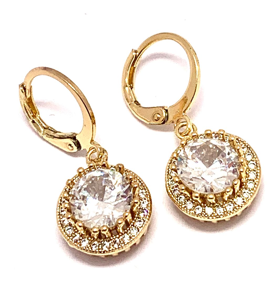 5.00ctw Diamonique Diamond Dangle Earrings