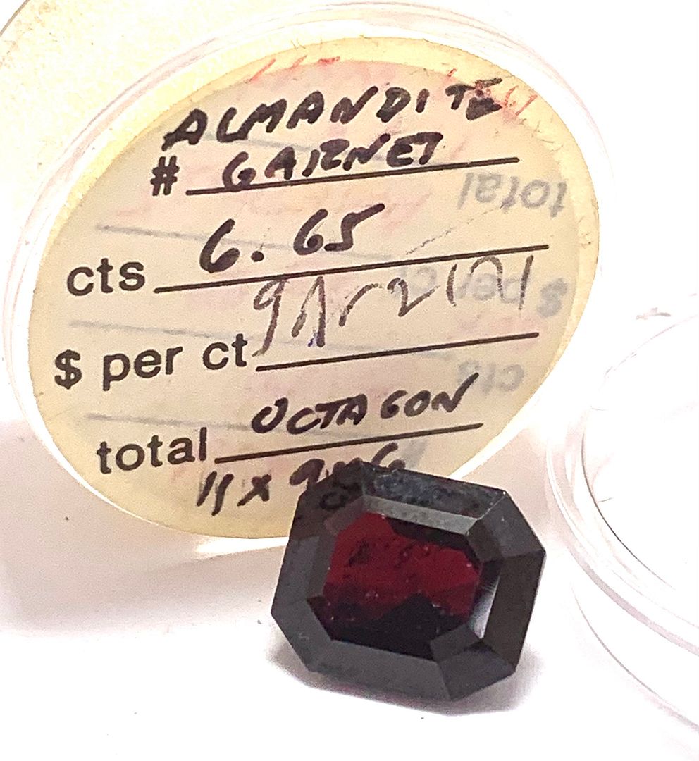 6.65ctw Natural Untreated Indian Almandite Garnet Loose Gemstones 11X9 MM