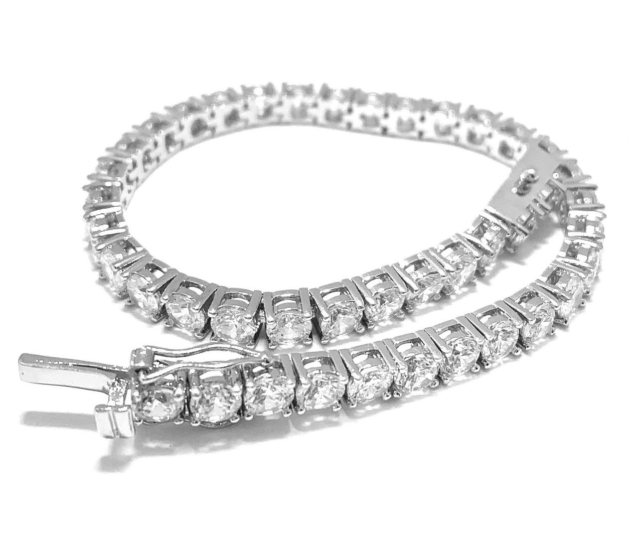 7.00ctw VVS-F  Diamonique Diamond Tennis Bracelet