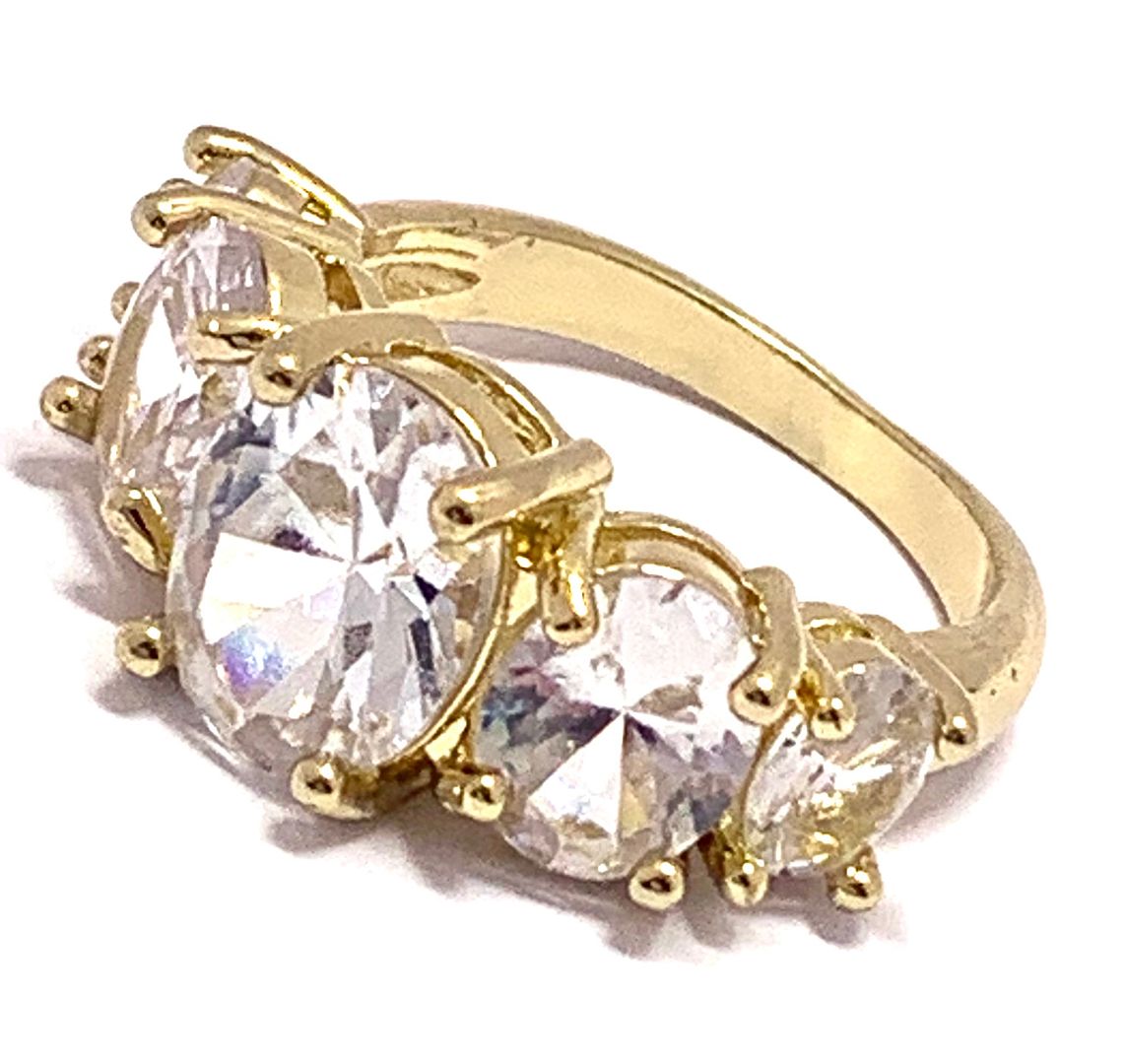 8.00ctw Diamonique Diamond Anniversary Ring Size 6.5