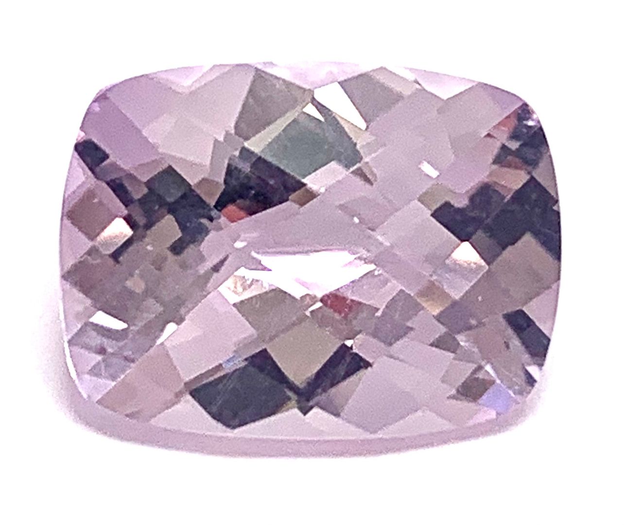 9.18ctw Large Natural  Lilac Amethyst Cushion Cut Loose Gemstone 16X12 MM