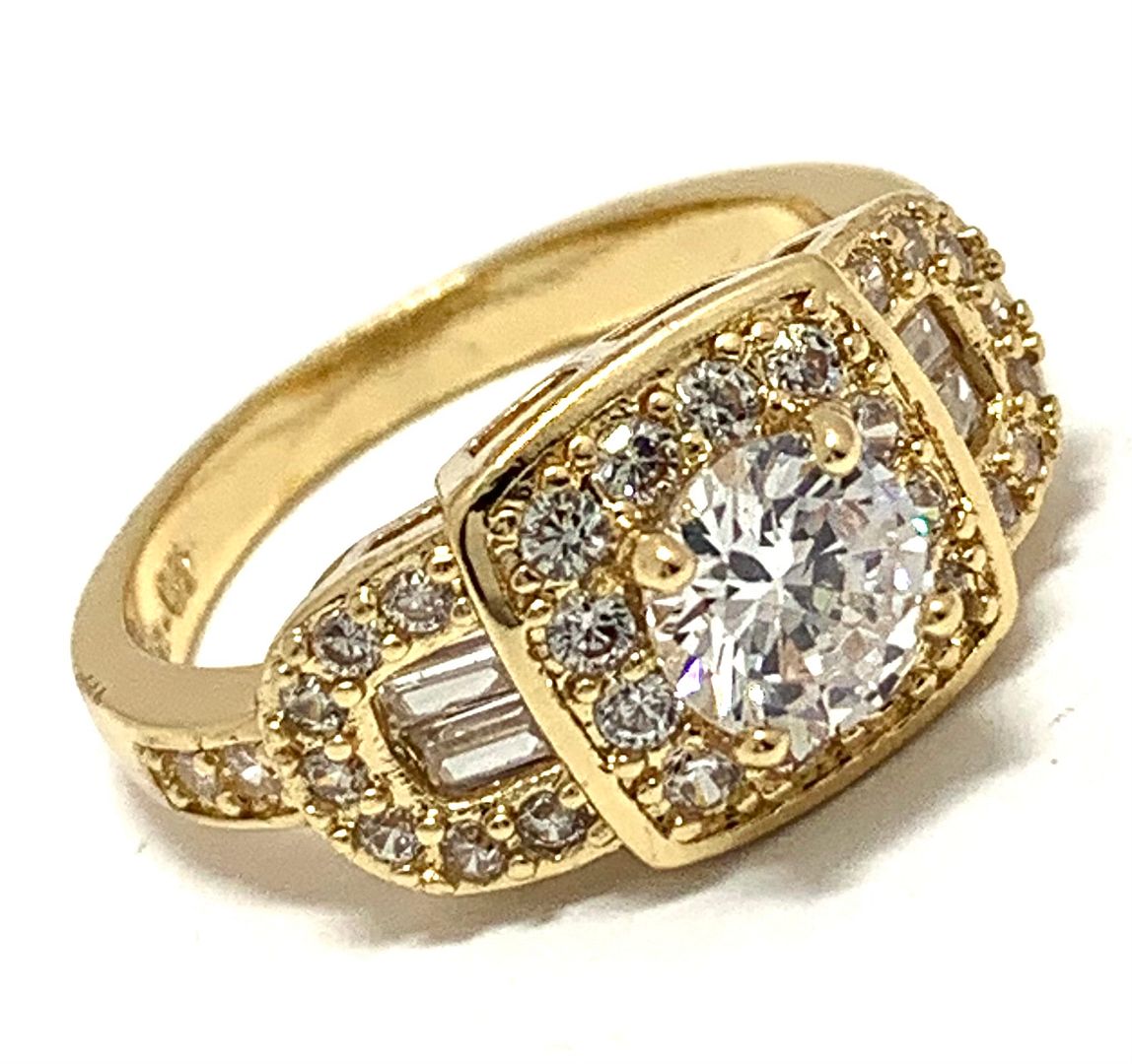 Antique Design 2.00ctw Diamonique Diamond Ring