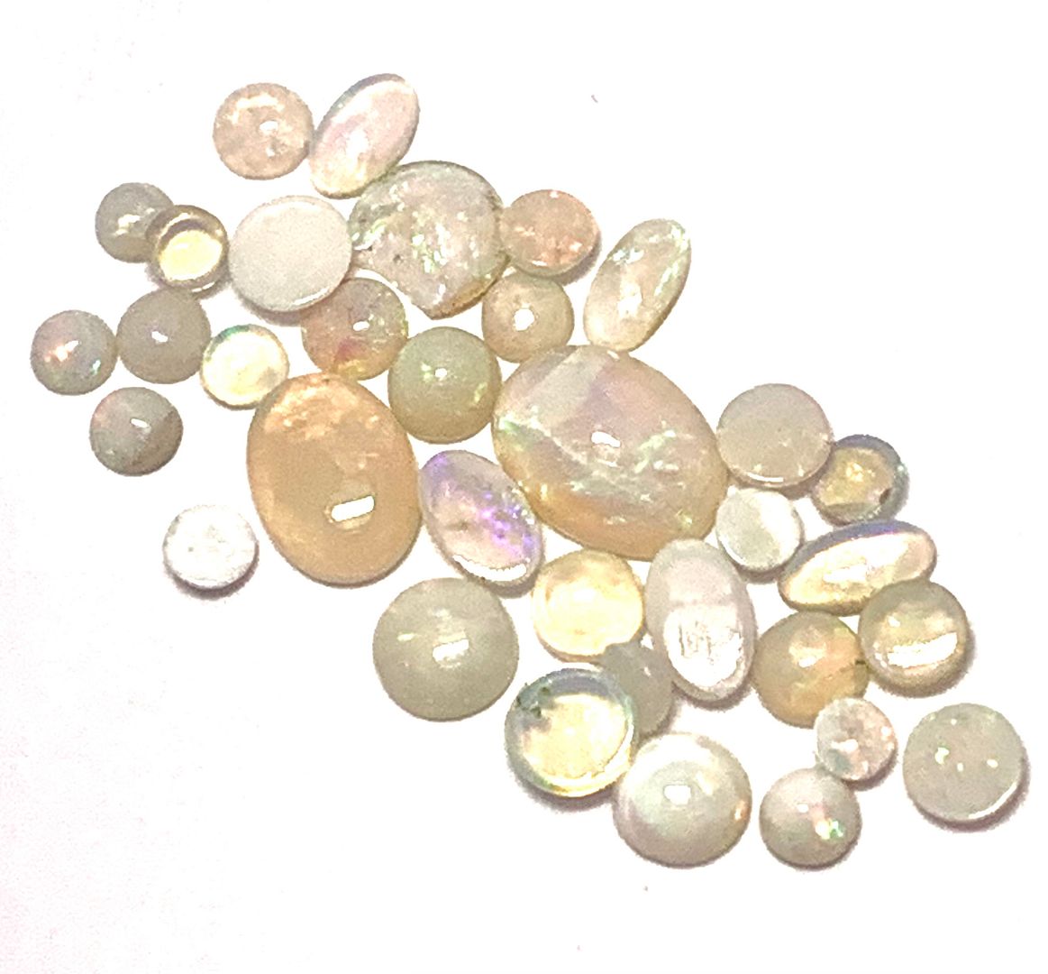 Lot Of 5.00ctw Genuine Opal Stones