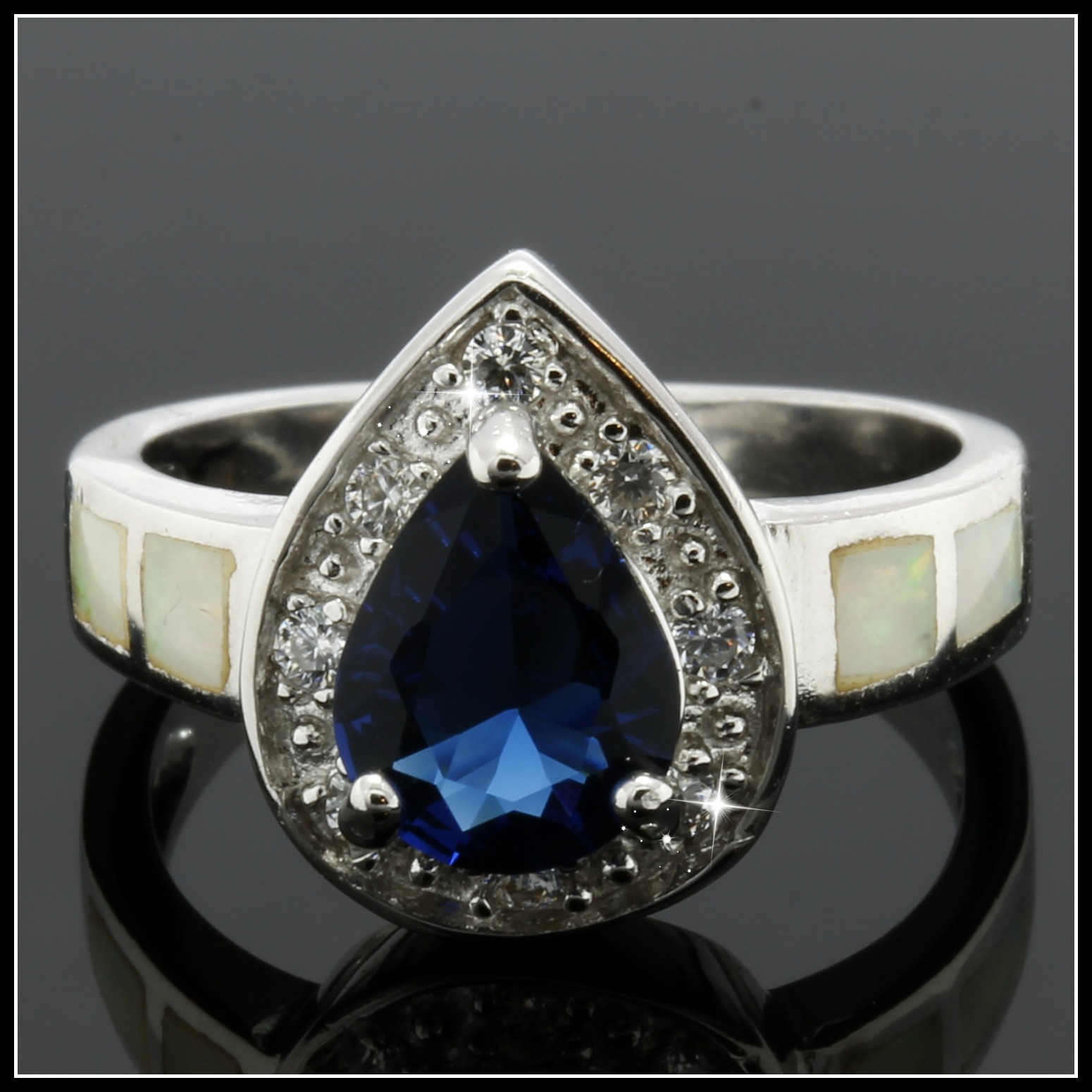 sterling silver opal ring blue nile