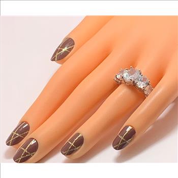 12.00ctw Diamonique Diamond Large Anniversary Wedding Ring