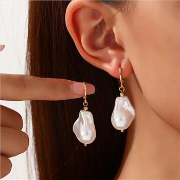 18K Gold Overlay Mother of Pearl Set Necklace, Bracelet & Earrings