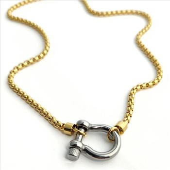 28.3 gram Ladies Fancy Two Tone Necklace